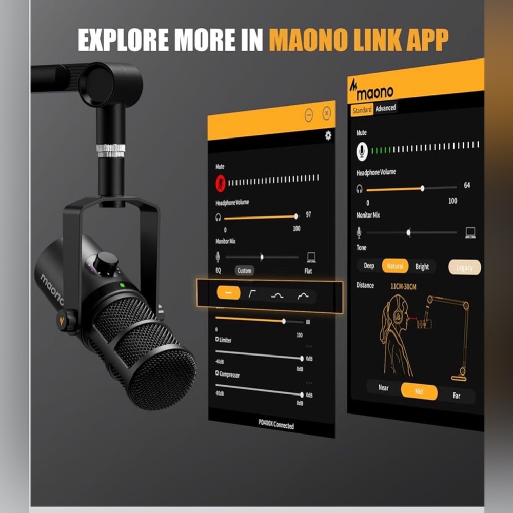 MAONO Dynamic Microphone - Picture 4 of 11
